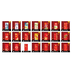 Xấp 100 bao lì xì mẫu chọn mẫu trong hình