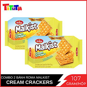 Combo 2 bánh Quy Malkist Cream Crackers 107gX2