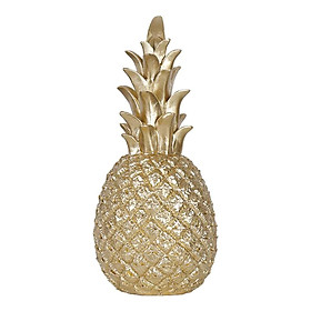 Creative Pineapple Shaped Decor Ornament For Home Desk Shelf Decor Golden