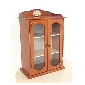 Tủ thuốc mái bằng cao cấp bằng gỗ tự nhiên