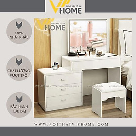 Mua Bàn trang điểm  bàn phấn kèm gương tích hợp đèn LED kèm nút cảm ứng thông minh và ngăn kéo để đồ tện lợi BTD-8021