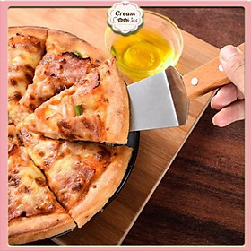 Mua Dụng Cụ múc bánh pizza cán gỗ 26cm