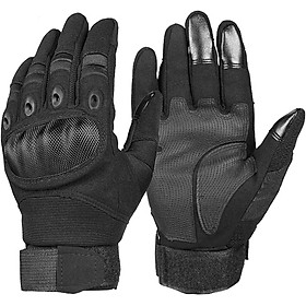 Găng Tay Chiến Thuật, Găng Tay Xe Máy, Găng Tay Xe Scooter Màn Hình Cảm Ứng Full Ngón Unisex - Thoáng Khí Cho Ô Tô Xe Máy, Đạp Xe, Motocross, Combat, Cắm Trại, Đi Bộ Đường Dài