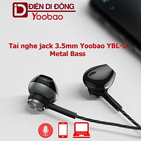Mua Tai nghe 3.5 mm Yoobao YBL-2 có Mic thoại và điều khiển âm lượng - hàng chính hãng