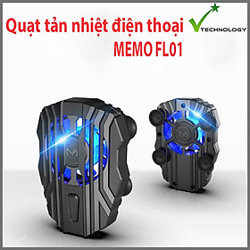 Hình ảnh Phụ kiện gaming thương hiệu MEMO - Quạt Tản Nhiệt Điện Thoại - Bao tay chơi game - Mặt hàng thiết yếu cho game thủ - Hàng Chính Hãng Memo