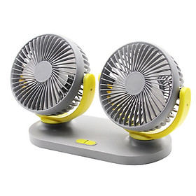 Quạt điện ô tô r-8037 - góc xoay 360 độ