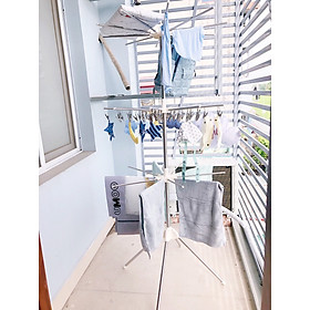 Mua Cây phơi đồ 3 tầng đứng  gấp gọn  phù hợp với nhiều không gian và diện tích  kèm sẵn móc kẹp nhỏ