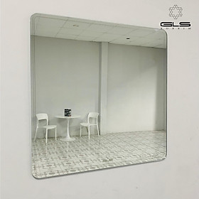 Mua Gương soi GLS kiểu trơn hình vuông viền hoa văn 60x60cm sưu tập Thu 2022