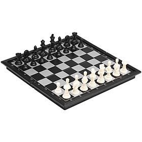 Magnetic Chess Set Folding Plastic Chessboard Lightweight Board Educational Toys Parlor Game Outdoor Portable