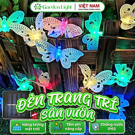 Mua Đèn Trang Trí Năng Lượng Mặt Trời Đèn Dây Hình Bướm  Tạo Không Gian Sân Vườn Độc Đáo - DA3023
