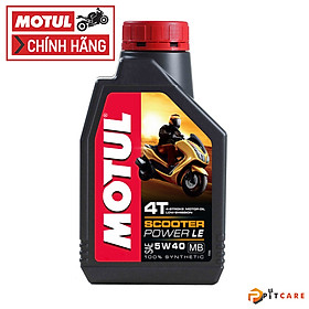 Nhớt Xe Ga Motul Scooter Power 5W40 MB Chai 800ml Chính Hãng