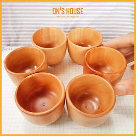 Mua Ly  Chén Gỗ Uống Trà Cao Cấp