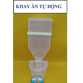 KHAY THỨC ĂN TỰ ĐỘNG 1 NGĂN (Việt NAM) CHO VẸT, YẾN PHỤNG (CHỐNG VẢY RA NGOÀI)