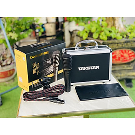 Mua Micro Thu Âm Chuyên Nghiệp Takstar PCM 5600 48V  Condenser Cardioid  Dải Tần Rộng  Dành Cho Studio Chuẩn Phòng Thu Tặng Kèm Dây Micro Full Box Hàng Nhập Khẩu