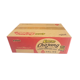 Thùng 20 Gói Mì Trộn Tương Đen Cay Koreno Chajang 78g