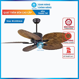 Mua Đèn Quạt Trần Cánh Lá 5 Cánh