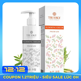 Kem tan mỡ bụng quế gừng Truesky Premium cấp tốc phiên bản cao cấp giúp đốt cháy mỡ nhanh 200ml - Slimming Cream