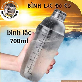 Bình Lắc Cocktail Shaker Nhựa Loại Tốt cái size 700ml