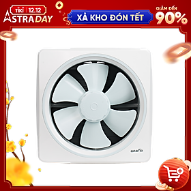 Quạt Hút Thông Gió Gắn Tường WHIFA VDS-25WK (A) 10 Inch Màu Trắng - Hàng Nhập Khẩu