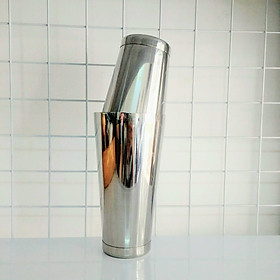 Bình lắc Shaker Inox 2 mảnh 2 đáy - Cocktail Boston