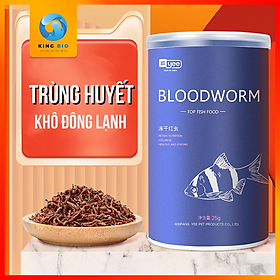 Yee Blood Worm trùng huyết sấy khô thức ăn dinh dưỡng cho cá cảnh