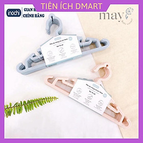 Set 10 móc quần áo người lớn hokori cao cấp mắc áo nhựa Việt Nhật 2832