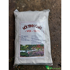 Vôi bột tinh chất xử lý đất trồng 1kg