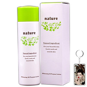 Nước hoa hồng Naris Nature Whitening All Purpose Lotion Nhật Bản 160ml +