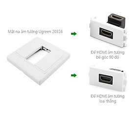 Mua Mặt âm tường HDMI-VGA-AV cao cấp Ugreen UG-20316 Chính hãng