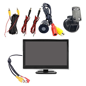 5 inch Car  LCD Monitor Screen Fits for Parking Backup Rear View Camera