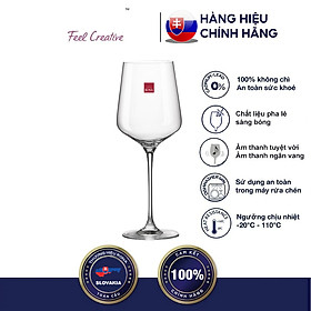 Mua Bộ 4 ly pha lê uống vang Rona 450 ml Slovakia Czech Republic