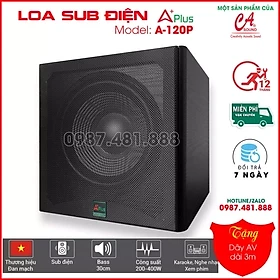 Mua Loa trầm điện APlus A 120P 3 tấc (bass 30)  - loa sub điện đánh cực hay  dễ dàng ghép với dàn âm thanh nghe nhạc  karaoke  xem phim - Hàng chính hãng