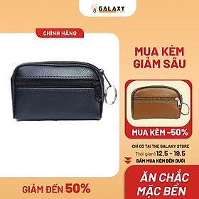 Ví Nhỏ Gọn Nam Nữ Để Tiền Lẻ Thẻ Xe Giấy Tờ Nhỏ Gọn Móc Khóa Tiện Lợi Galaxy Store GVMKB01 (6.5x10.5 cm)