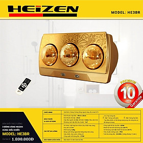 Mua Đèn sưởi nhà tắm Heizen HE-3BR hàng chính hãng