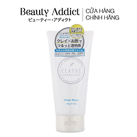 Sữa Rửa Mặt CLAYGE Clear Wash Nhật Bản Bùn Khoáng Tự Nhiên