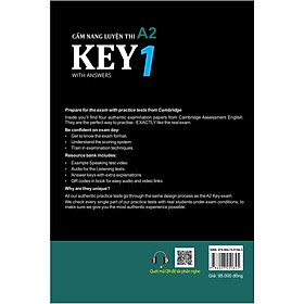 Cẩm nang luyện thi A2 Key 1 with answers