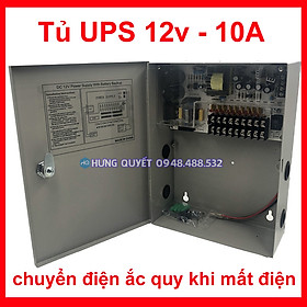 Mua Bộ nguồn dự phòng UPS 12V10A - Nguồn điện kiểm soát ra vào 12V - Nguồn điện chuyển mạch 12V10A 120W sử dụng khi mất điện