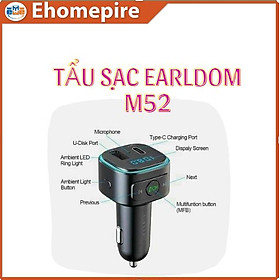 Mua Tẩu Sạc cho Ô Tô Earldom M52- Hàng chính hãng - NPP Ehomepire