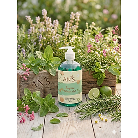 Gel Tắm Tinh Dầu Inspire (Bạch Đàn Chanh + Bạc Hà + Hương Thảo): Chai xanh 500g