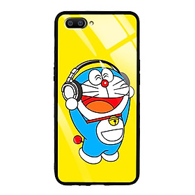 Ốp Lưng Kính Cường Lực cho điện thoại Realme C1 - 03040 7863 DRM07 - Doremon - Hàng Chính Hãng