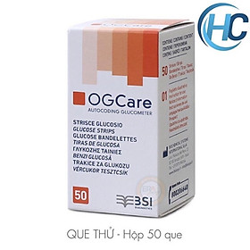 Que thử đường huyết OGcare (25 - 50 que)