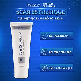 Kem Làm Mờ Sẹo Thâm, Sẹo Rỗ, Sẹo Lõm Scar Esthetique của Rejuvaskin - thương hiệu hỗ trợ trị sẹo Hoa Kỳ