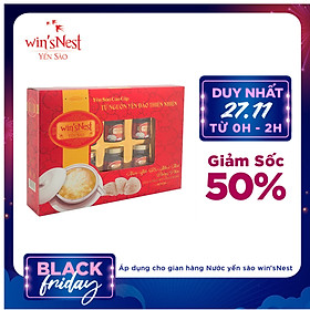 Nước Yến Sào win'sNest Đường Phèn ( 6 Lọ * 70 ml / Hộp) giúp bồi bổ sức khỏe tăng cường sức đề kháng, thích hợp cho mọi đối tượng và trẻ em từ 1 tuổi trở lên