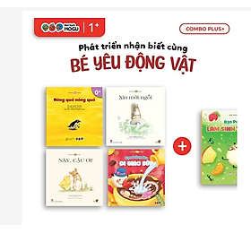 Truyện Ehon bé 1-2-3 tuổi - Bộ 5 cuốn Bé yêu động vật