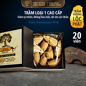 Mua Nụ Trầm Hương Thác Khói Trầm Hương Lộc Phát Trầm Xông Nhà Cửa Cao Cấp Loại 1 Hộp 20 Viên