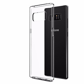 Ốp lưng silicon dẻo trong suốt Loại A cao cấp dành cho Samsung Galaxy Note 8