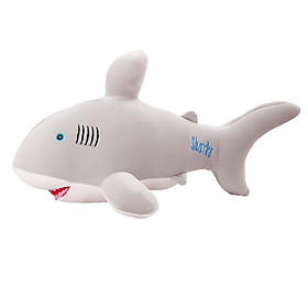 Cute Stuffed Plush Shark Ornament Throw Pillow for Birthday Travel Valentine