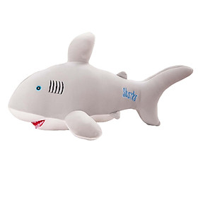 Shark Plush Doll Sleeping Hugging Pillows Ornament Baby Companions Adorable Throw Pillow Shark Cushion for Living Room Easter Valentine Gift