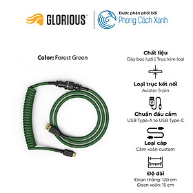 Cáp Bàn Phím Cơ USB-C Artisan Glorious Coiled Cable - Hành Chính Hãng