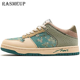 LCRTZKG RASMEUP 2023 Men's Night Oil Paint Giày thể thao giản dị ban đầu Giày thể thao Thiết kế giày Vintage Giày nghệ sĩ Vẽ tranh